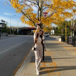 Wilfred Cream Straight Leg Women's Pants